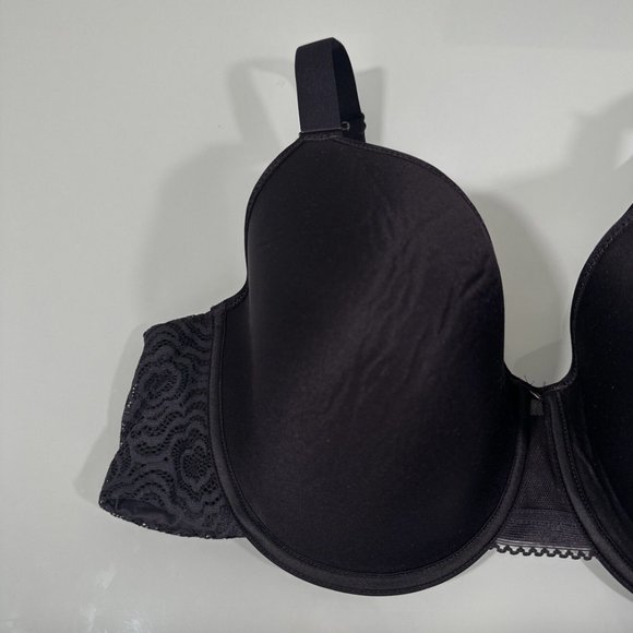 NEW $78 Chantelle [ 38DD ] C‎ Jolie Comfort Convertible T-Shirt Bra Black #5773 - Picture 5 of 11